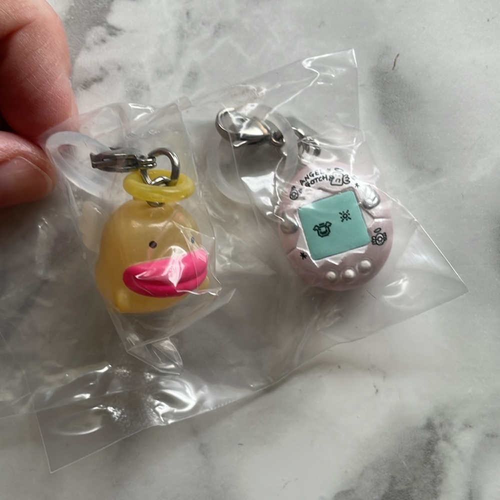 Tamagotchi Angel charm set